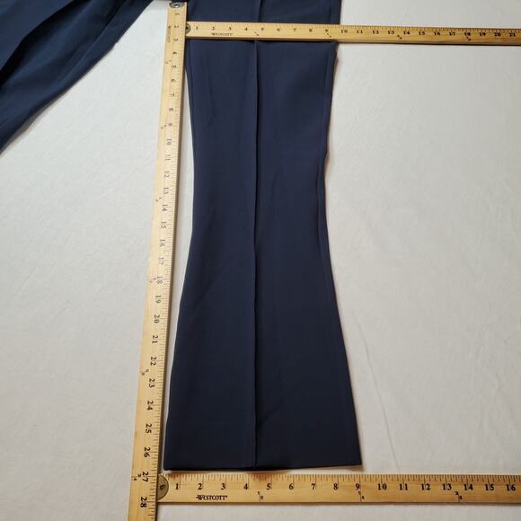 Callas Milano Women's Size 42 (US-6) NWT Lola Compact Crepe High Waist Pant Blue - Picture 3 of 9